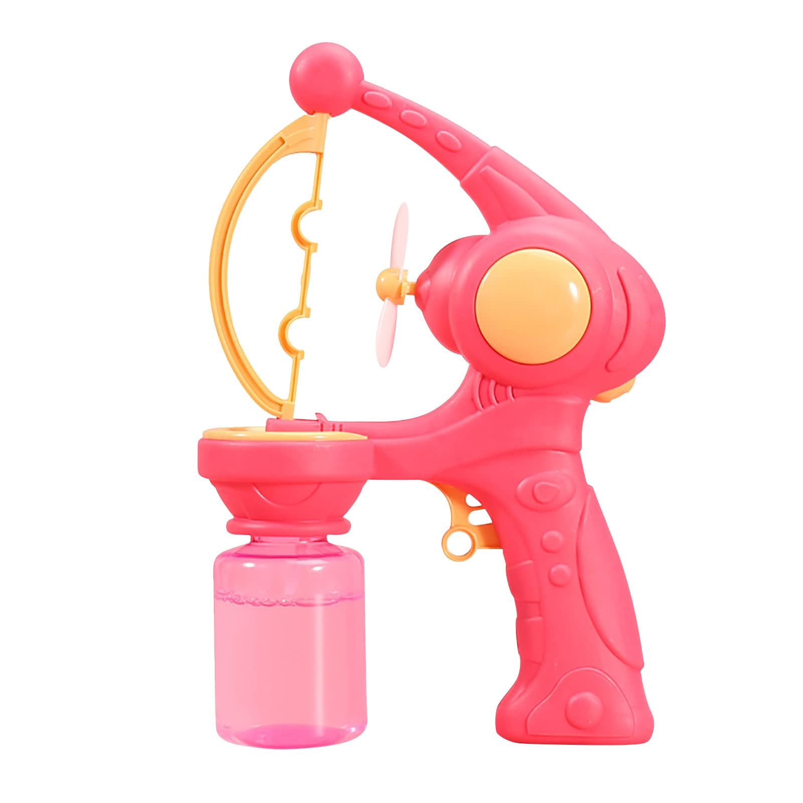 PINGPING Electric Bubble Blower Machine - 20ml Bubble Solution Included - Fun Parent-Child Interactive Toy for Summer Outdoor Play, Birthday Parties & Backyard Activities