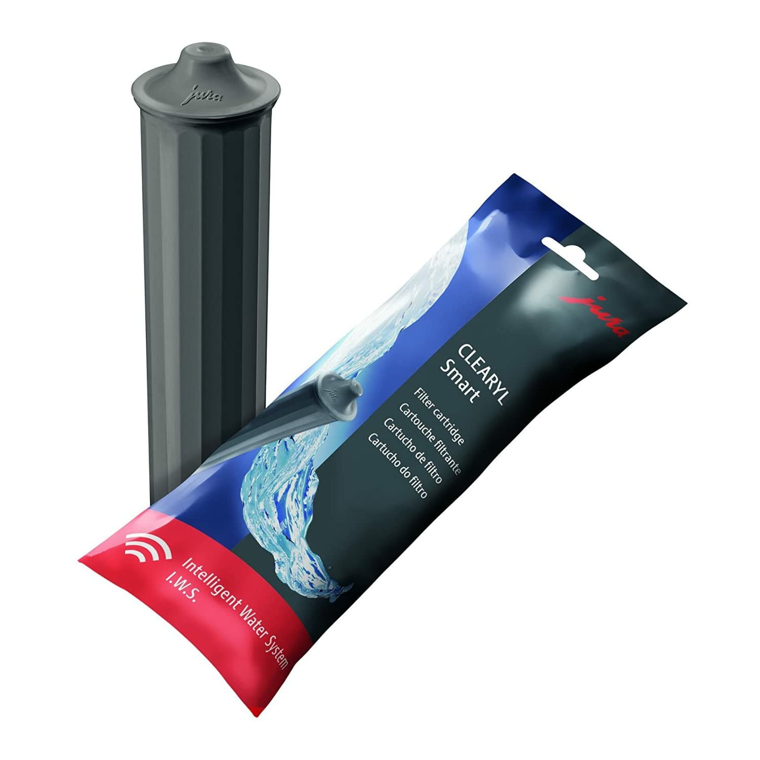 Jura CLEARYL Smart Water Filter Cartridge (Gray, 12-Pack) - Premium Replacement Filters for Jura Coffee Machines | Perfect for Home & Office Use