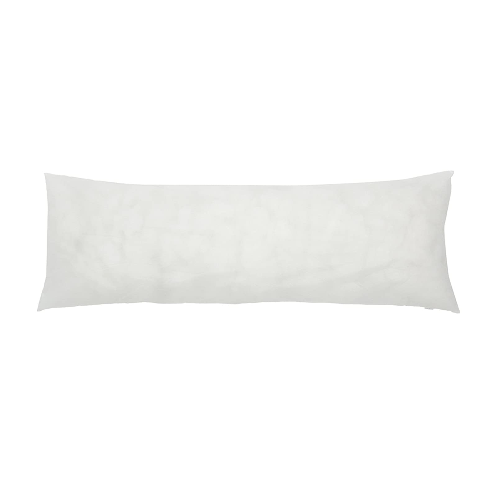 Long Body Pillow for Side Sleepers - 16x47 Inch (40x120cm) High Elastic Cotton Filled Pillow Insert - White | Perfect for Pregnancy Support, Back Pain Relief & Comfortable Sleeping