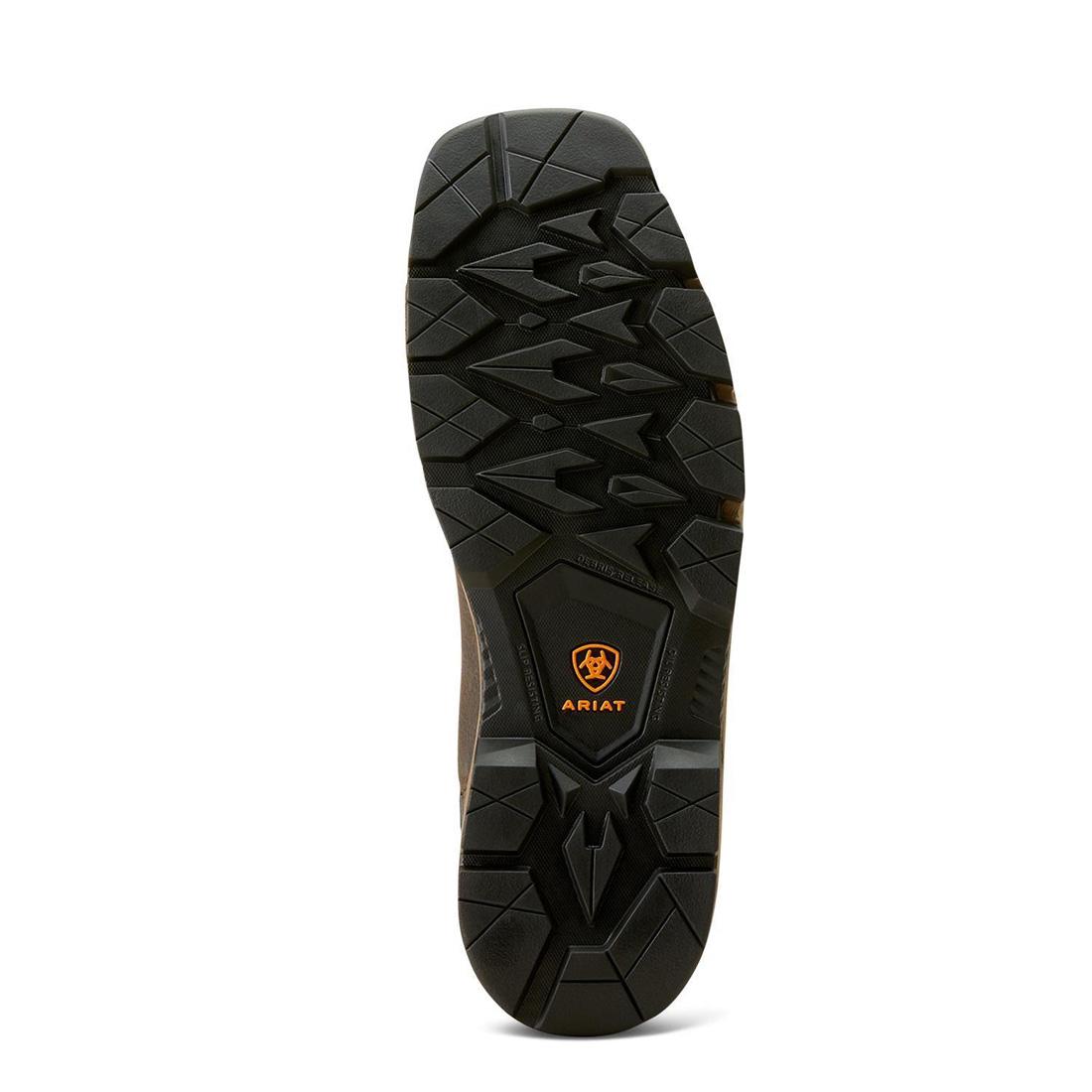 Rebar Flex VentTEK Incognito Composite Toe Western Work Boot - Durable & Comfortable for Construction, Ranch Work & Outdoor Labor - Iron Coffee Brown