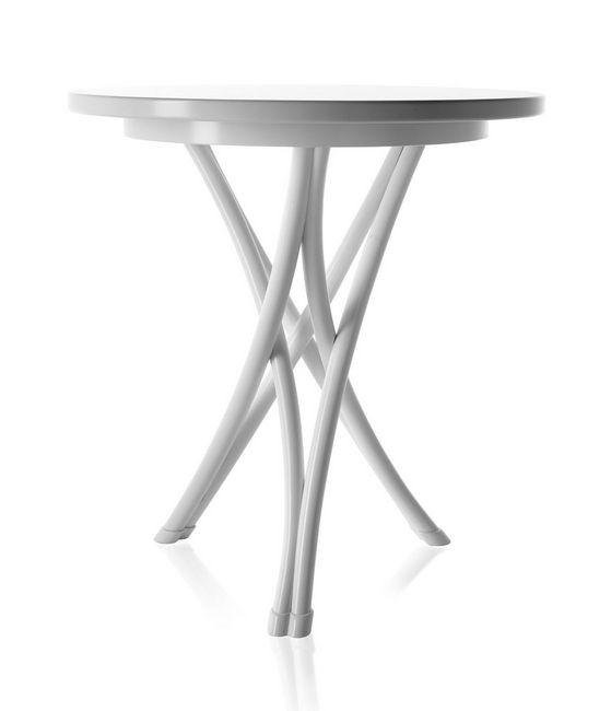 GTV Thonet Rehbein Table - Mid-Century Modern Wooden Coffee Table for Living Room, Office & Lounge - Stylish & Functional Home Decor
