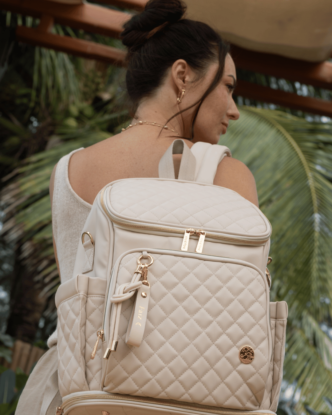 The City Trooper Ecru - Stylish and Durable Backpack for Urban Commuters, Travel & Everyday Use