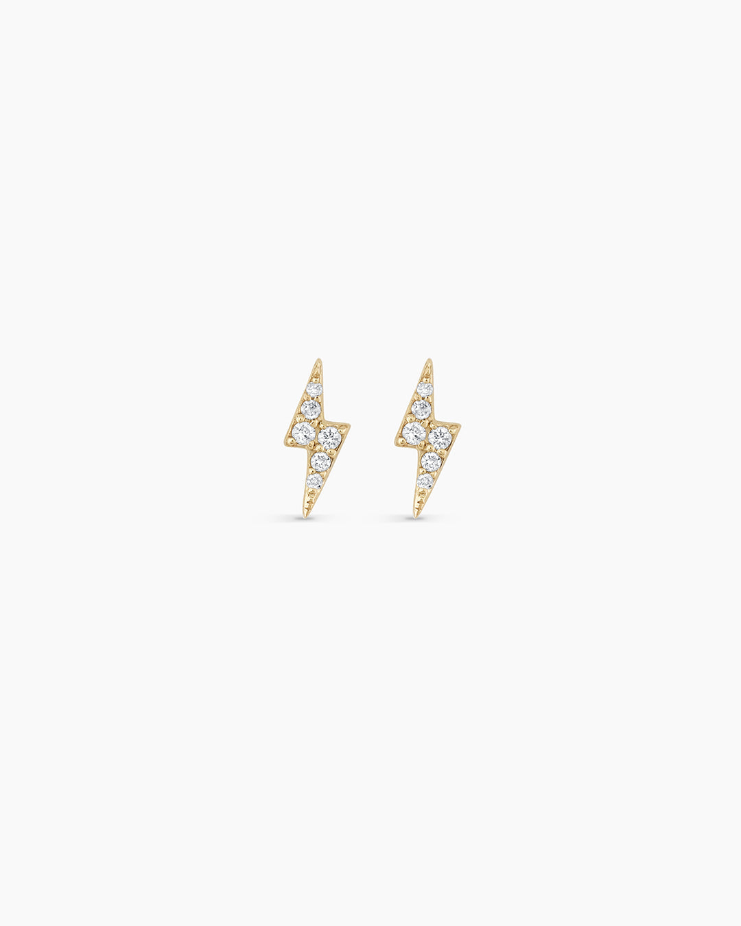 Sparkling Diamond Lightning Stud Earrings for Women - Elegant & Hypoallergenic Jewelry for Parties, Weddings & Everyday Wear
