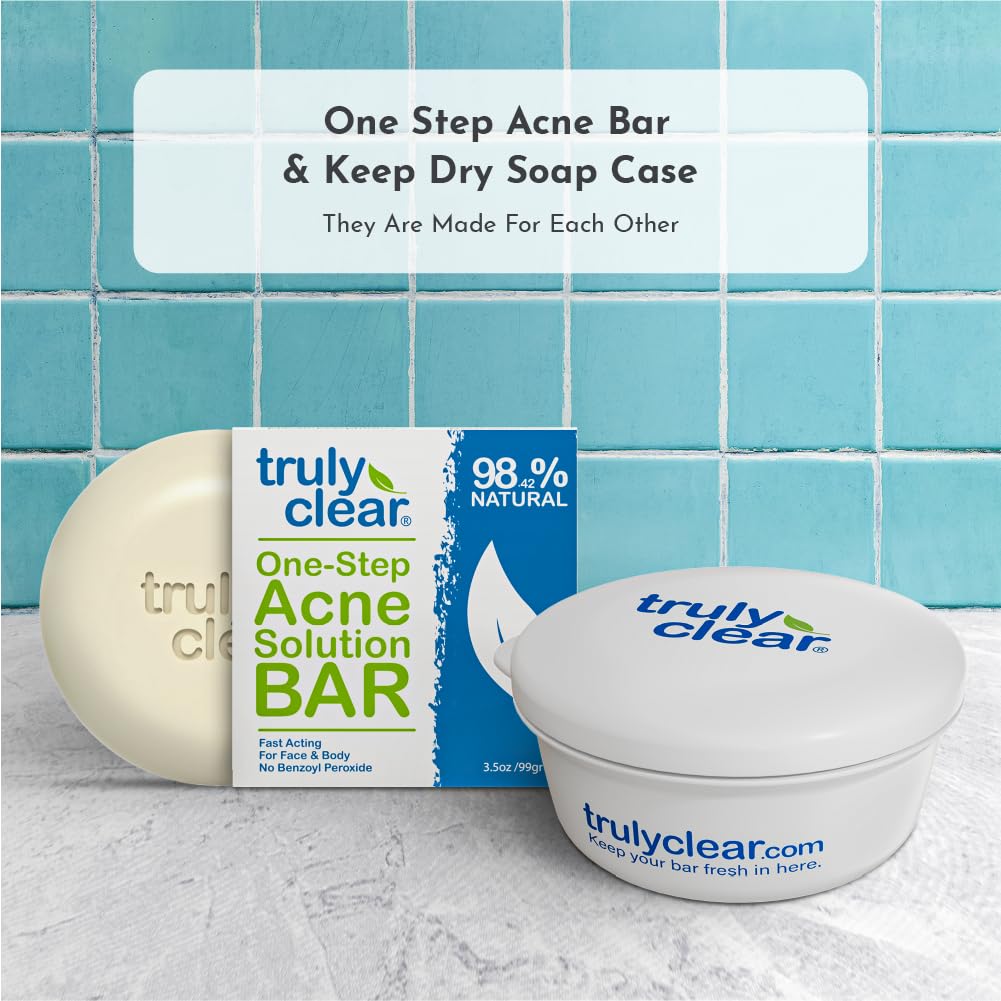 **Truly Clear® Leakproof Travel Soap Case with Tray - Portable Soap Bar Holder & Dish for Gym, Shower, Camping & Luggage (3-Pack) - Perfect for Travel, Home & Outdoor Adventures**