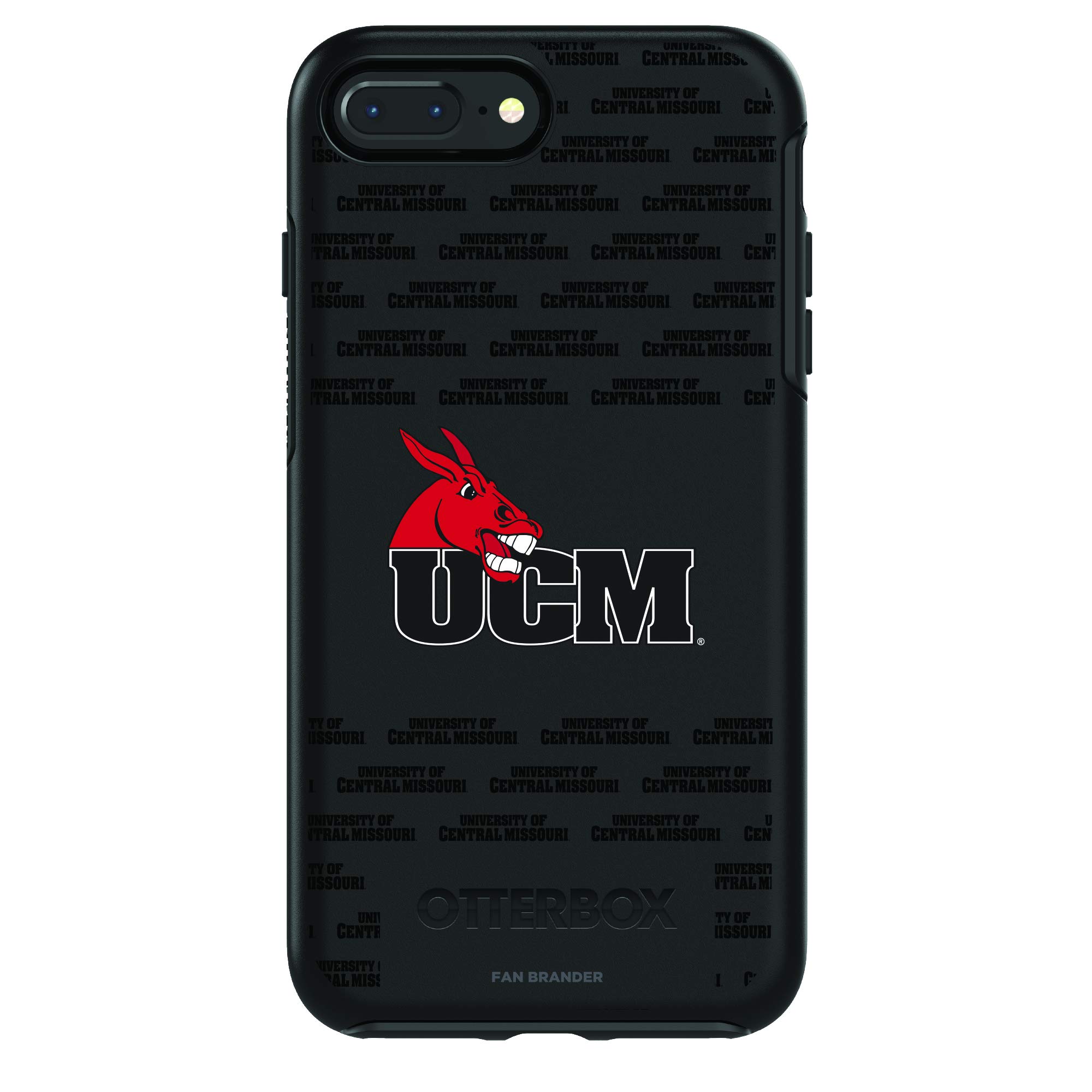 NCAA OtterBox Symmetry iPhone Case - Repeating Wordmark Design for Sports Fans