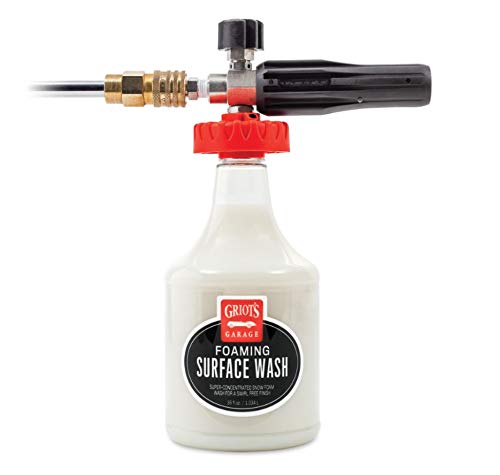 Griot's Garage B3203 BOSS Foaming Surface Wash 35oz - Premium Car Wash Soap for Foam Cannon & Hand Washing - Safe for All Vehicle Surfaces - Perfect for Detailing, Washing Cars, Trucks & Motorcycles