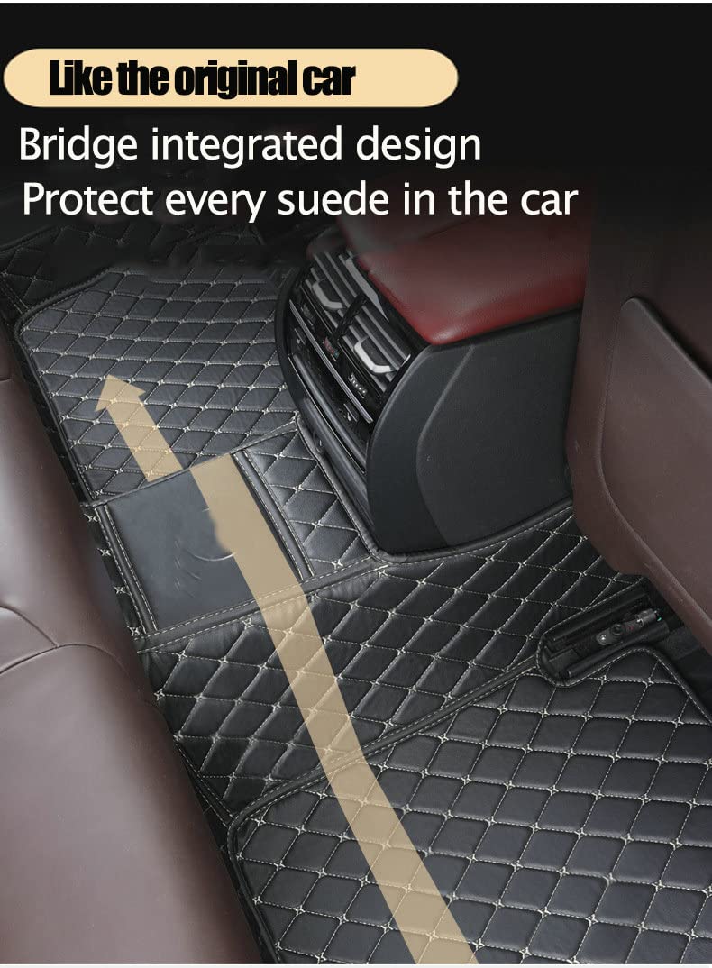 Premium Custom Luxury Car Floor Mats for SUV, Truck & Van - All Weather Protection, Perfect Fit for Most Vehicles (Wine Red) - Ideal for Road Trips, Daily Commutes & Family Adventures