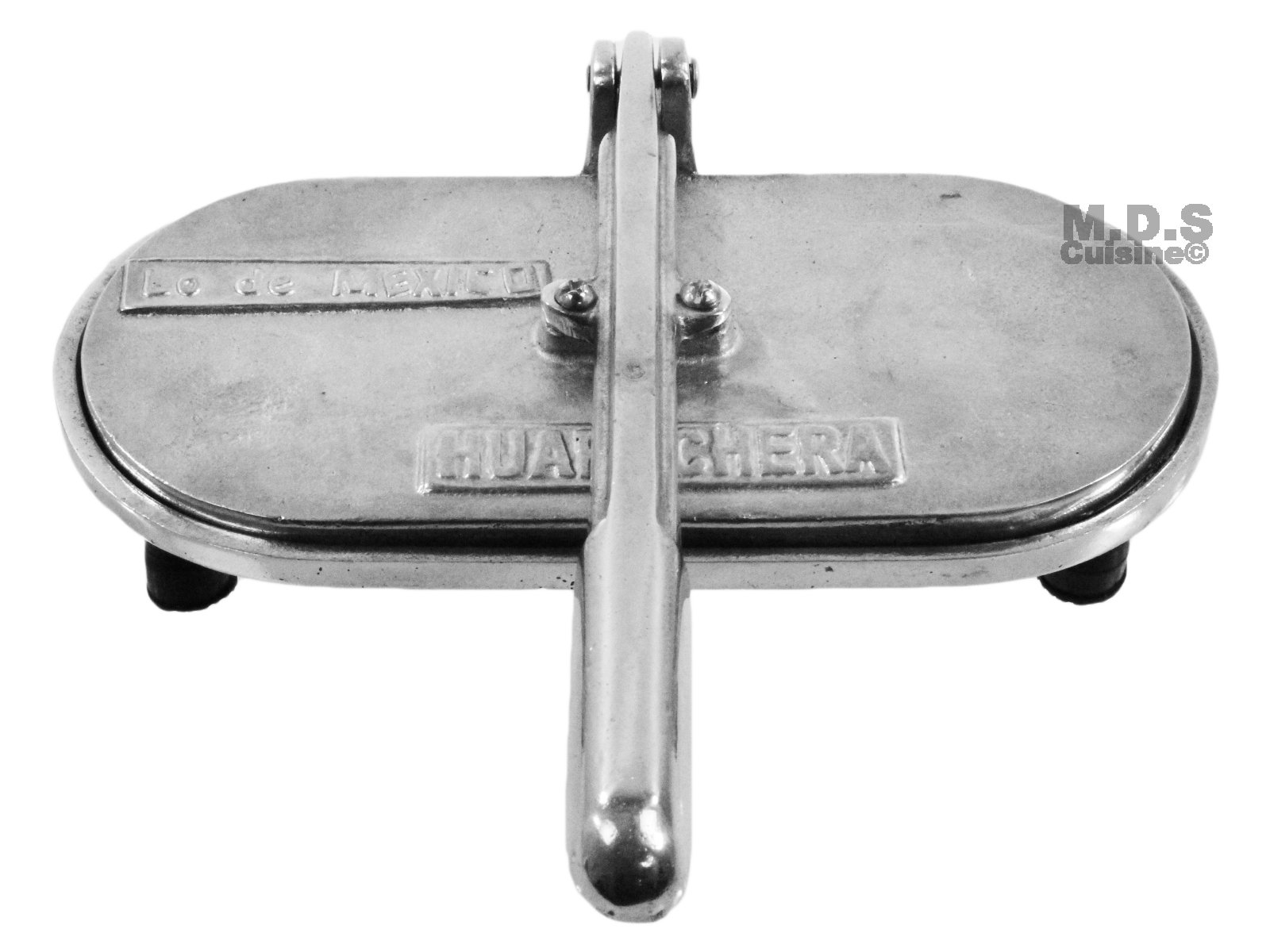 Authentic Mexican Huarachera Tortilla Press - 9-Inch Cast Aluminum Huarache Maker for Traditional Mexican Cuisine | Perfect for Making Homemade Huaraches, Tortillas, and Flatbreads