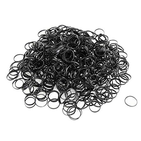 Premium Black Rubber Bands for Office, School & Home - Heavy Duty Elastic Bands for Organizing, Crafting & Packaging (100-Pack) - Perfect for DIY Projects, File Bundling & Gift Wrapping