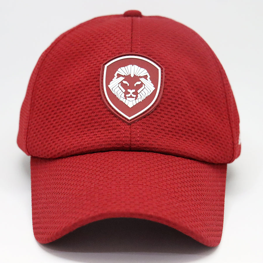 VT Shield Future Looks Bright Burgundy Performance Hat with Velcro Closure - Perfect for Running, Golf, and Outdoor Sports