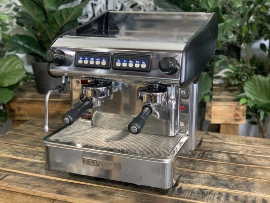 Expobar MegaCrem 2 Group Compact Espresso Machine - Professional Coffee Maker for Cafes, Restaurants & Home Baristas - Perfect for High Volume Brewing & Latte Art