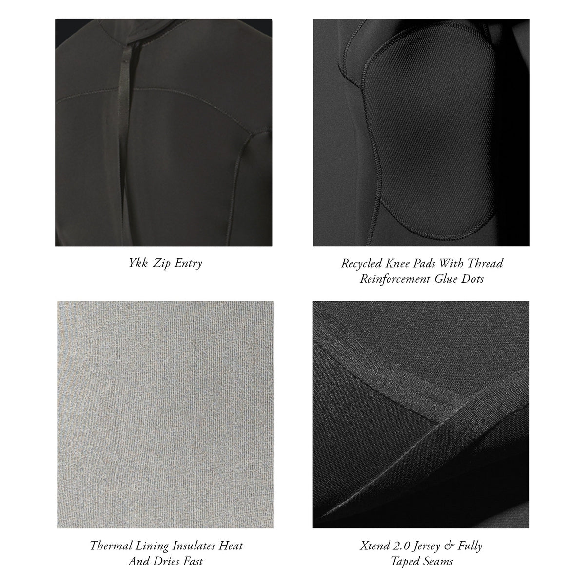 Vissla 7 Seas 4/3mm Full Back Zip Wetsuit for Men - Black - Surfing, Diving & Water Sports Gear