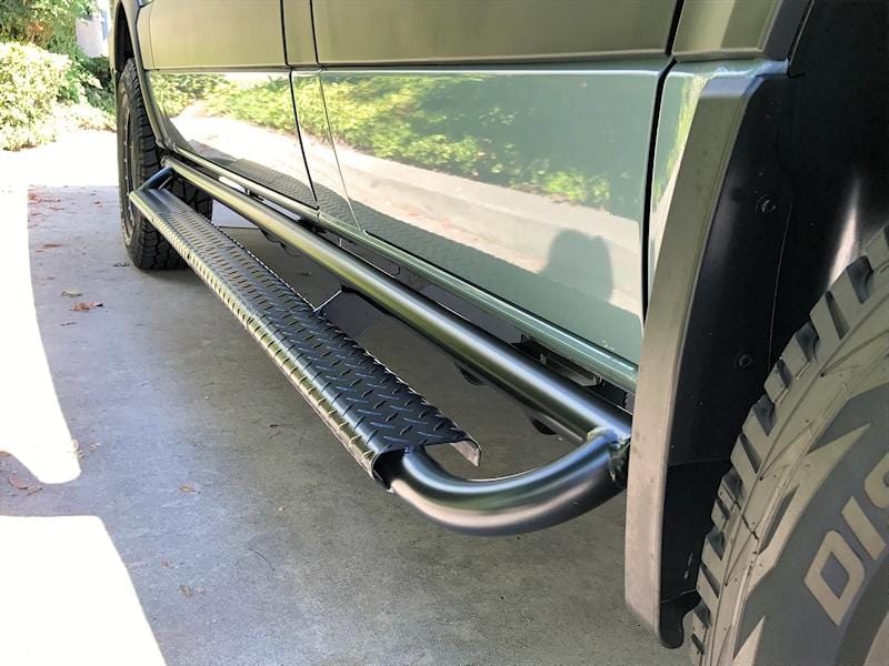 Aluminess Mercedes Sprinter Nerf Bars (2007+) for 144WB - Heavy Duty Side Steps & Running Boards for Off-Road & Van Life Adventures