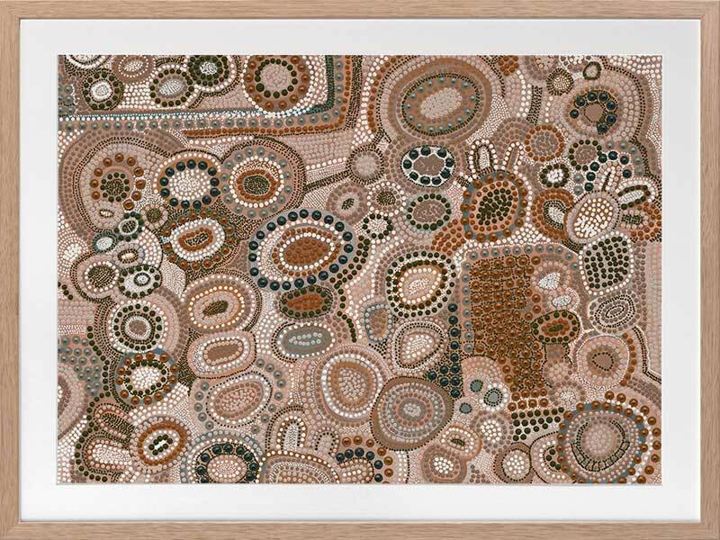 Dharrang Framed Wall Art Print - Modern Canvas Painting for Living Room, Bedroom & Office Decor