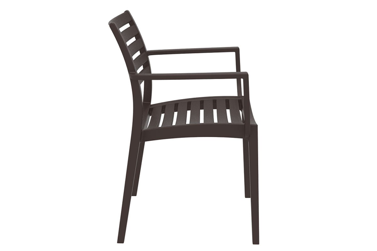 Artemis Outdoor Lounge Chair - Stackable, Weather-Resistant Patio Armchair for Poolside, Garden & Backyard Relaxation