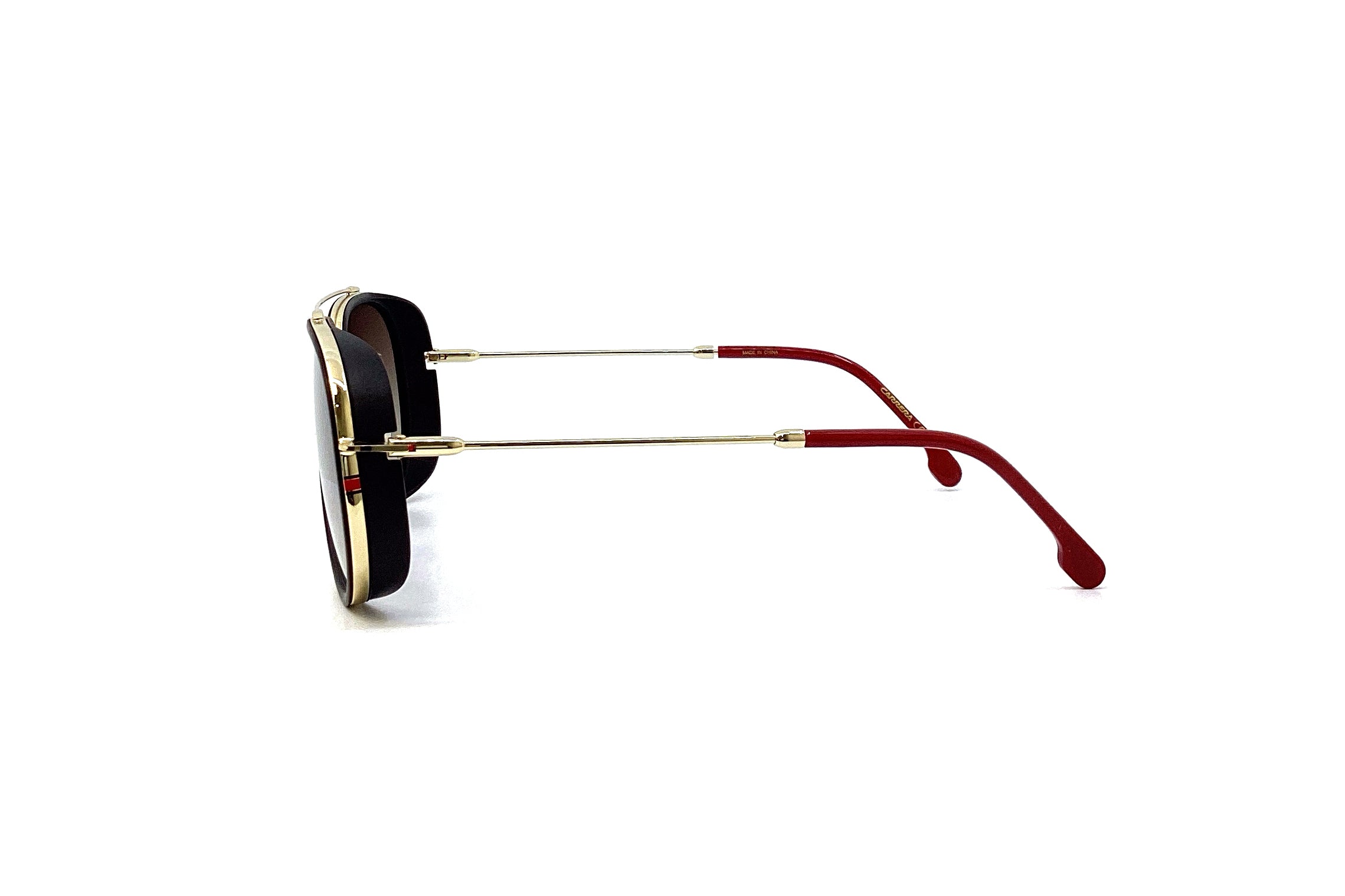 Carrera 166/S Sunglasses Gold Black - Polarized Aviator Sunglasses for Men & Women - UV Protection, Stylish & Durable - Perfect for Driving, Travel & Outdoor Activities