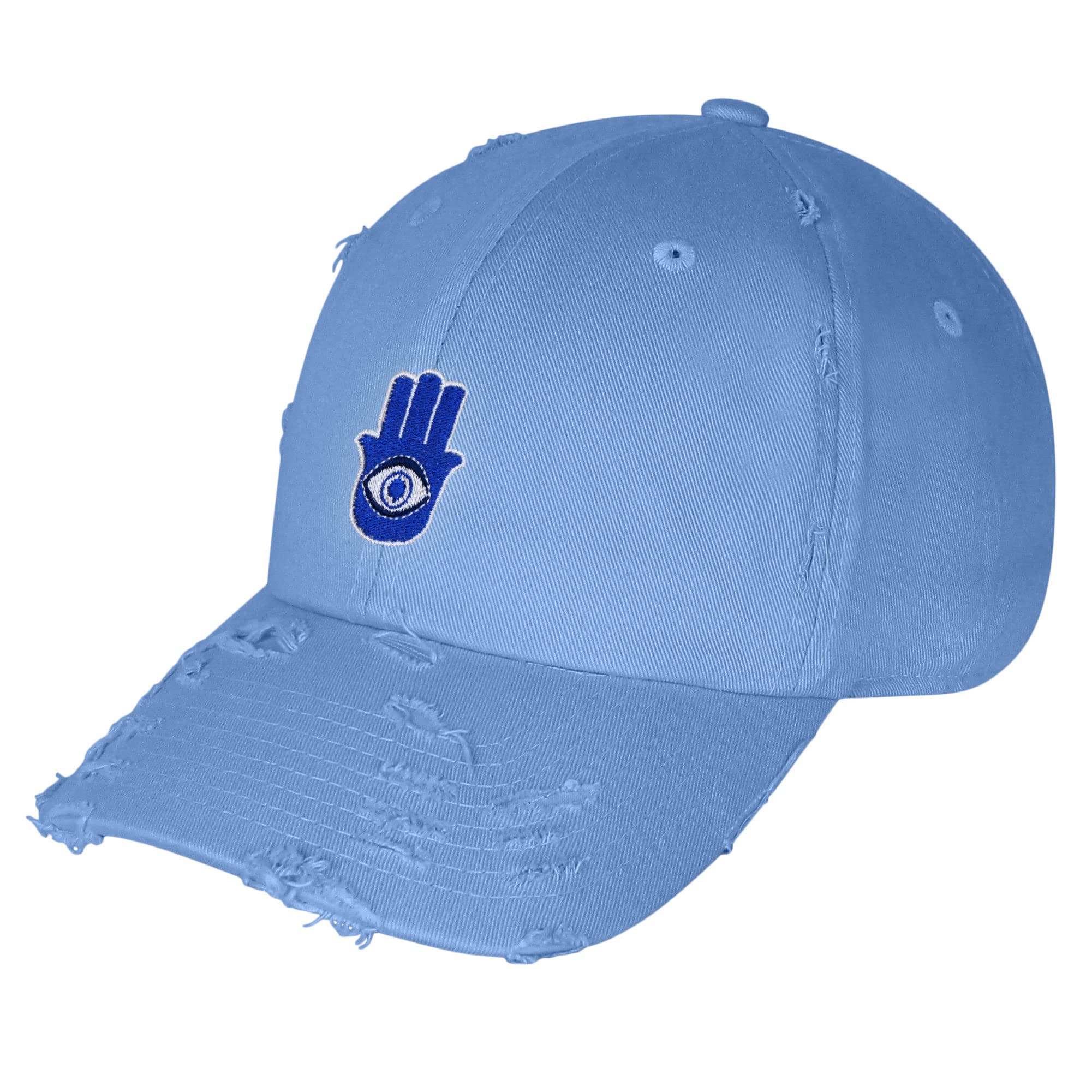 JPAK Hamsa Evil Eye Vintage Dad Hat - Embroidered Cotton Cap with Turkey Spirit Symbol - Perfect for Festival, Travel & Casual Wear