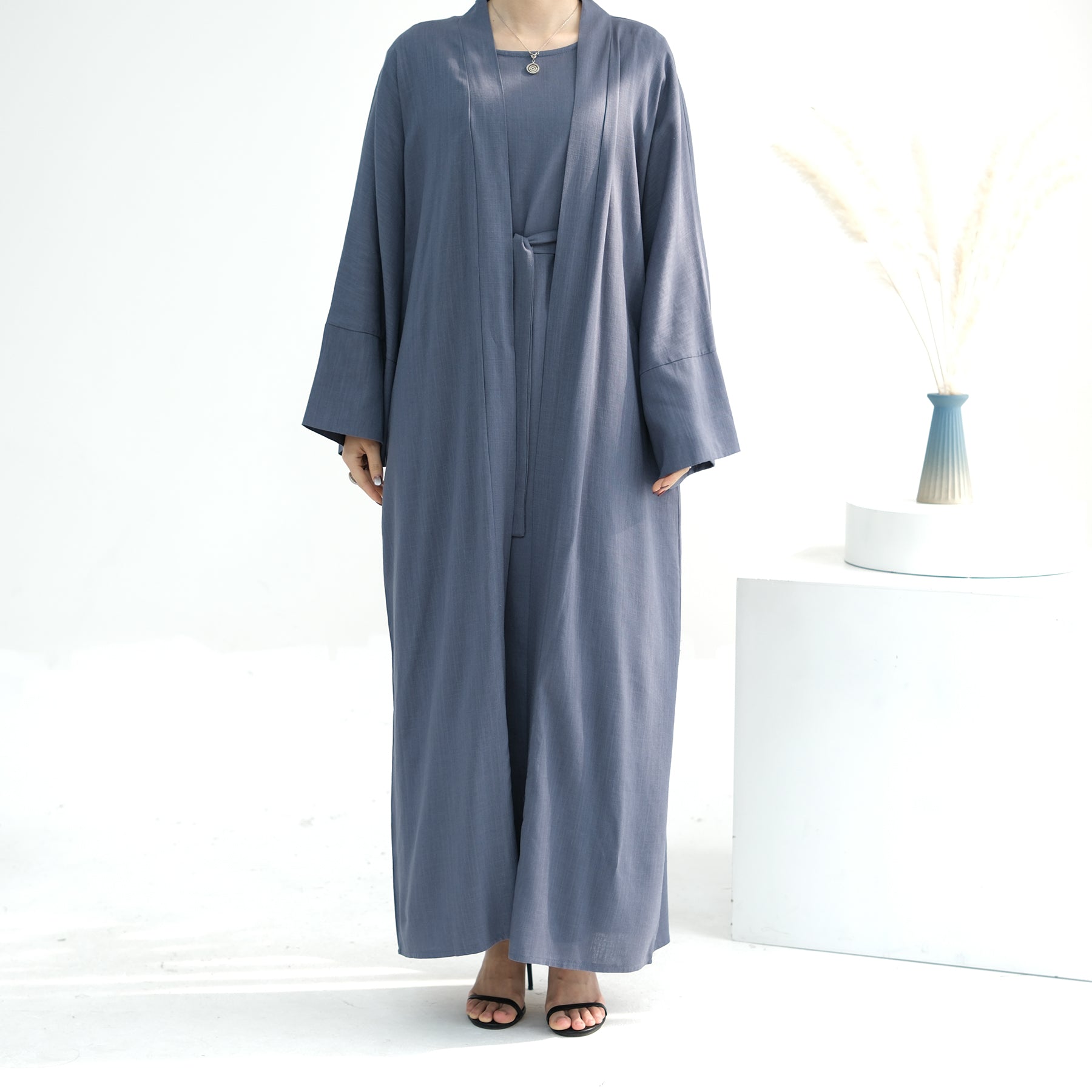 Aviella Linen Set - Soft & Breathable Denim Outfit for Women | Perfect for Summer, Casual Wear & Beach Vacations