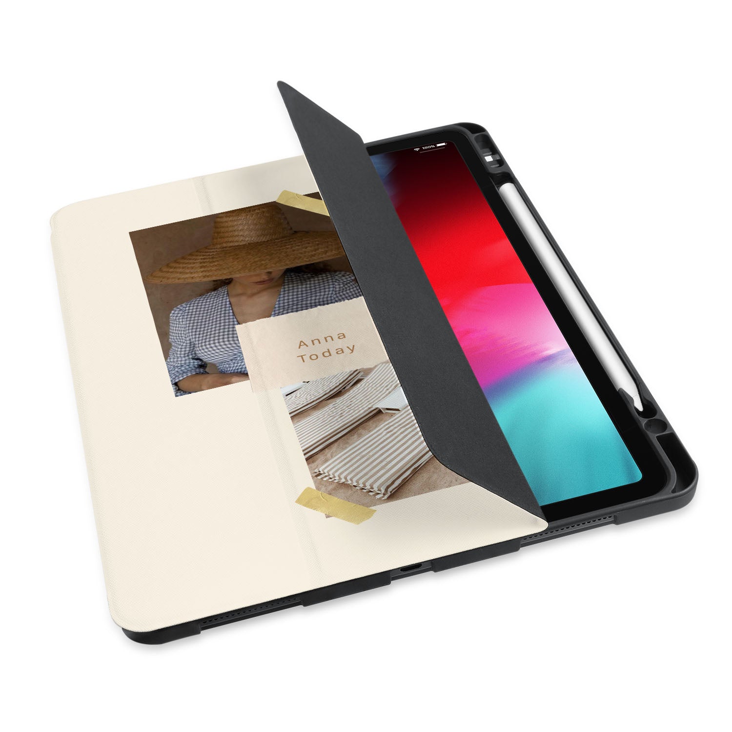 Custom Photo Collage iPad Case - Personalized Protective Cover for iPad Pro/Air/Mini - Perfect for Gifts, Travel & Daily Use