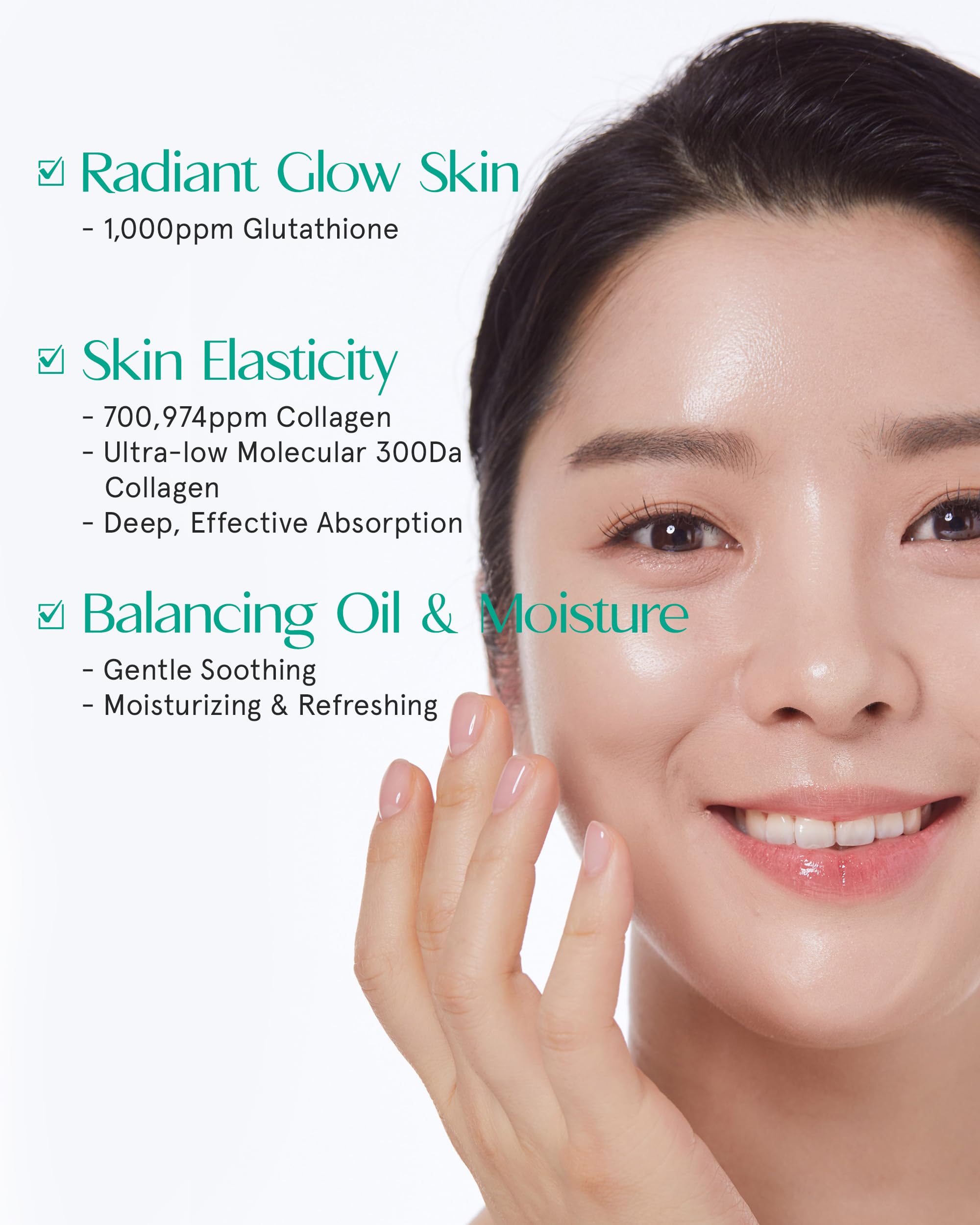 Glutathione Collagen Ampoule Facial Mist - Hydrating Anti-Aging Serum Spray with Panthenol & Lactobacillus for Skin Rejuvenation - 2.7 fl.oz for Dry, Oily & Sensitive Skin | Perfect for Morning Skincare Routine & Post-Workout Refreshment