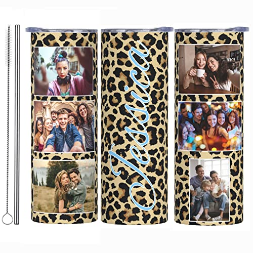 Leopard Skinny Tumbler