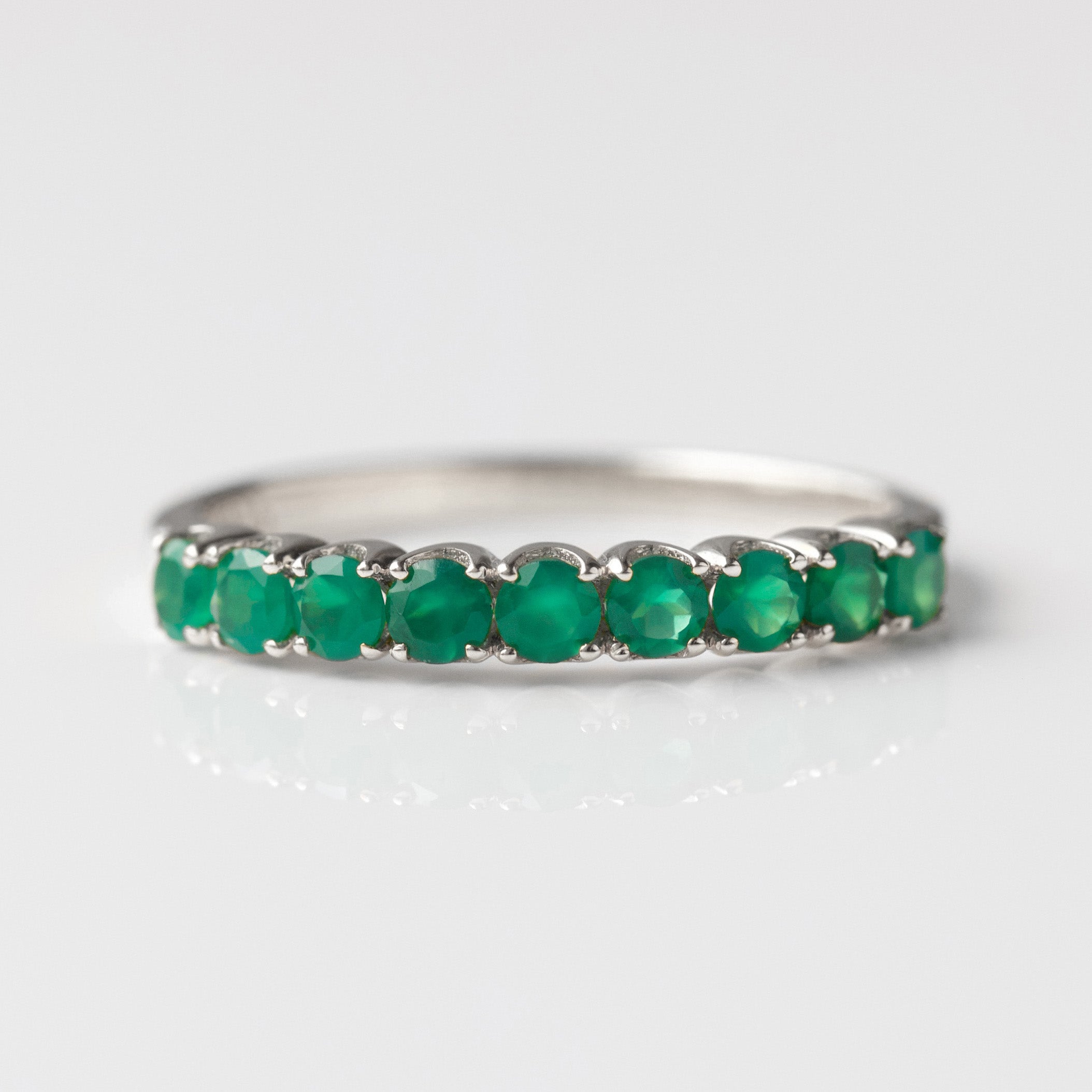 Personalized Birthstone Ring - Custom Name & Date Engraving - Perfect for Anniversaries, Birthdays & Gifts