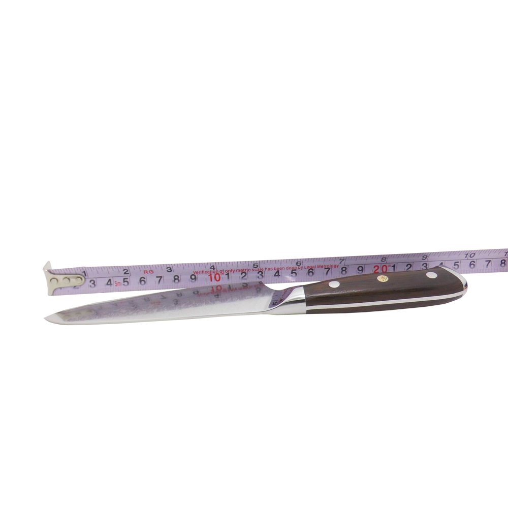 Premium Damascus Steel VG10 5-Inch Fruit & Chef Knife - Professional Kitchen Knife for Slicing, Peeling & Precision Cooking | Perfect for Home Chefs & Culinary Enthusiasts