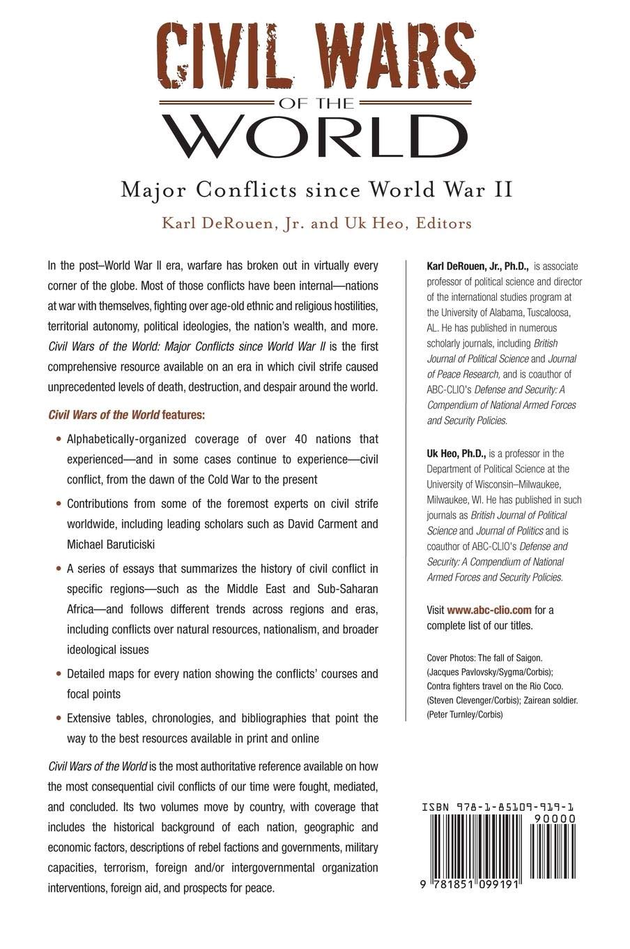 Civil Wars of the World: Major Conflicts Since WWII - 2 Volume Historical Book Set | Perfect for History Students, Researchers & Military Enthusiasts