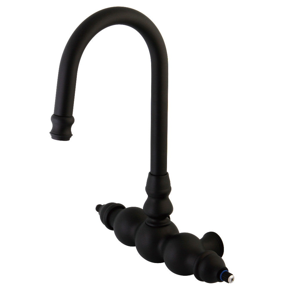Kingston Brass ABT300 8-Inch Vintage Gooseneck Kitchen Faucet - Classic Design for Farmhouse & Retro Style Sinks, Perfect for Bar, Prep, and Utility Areas