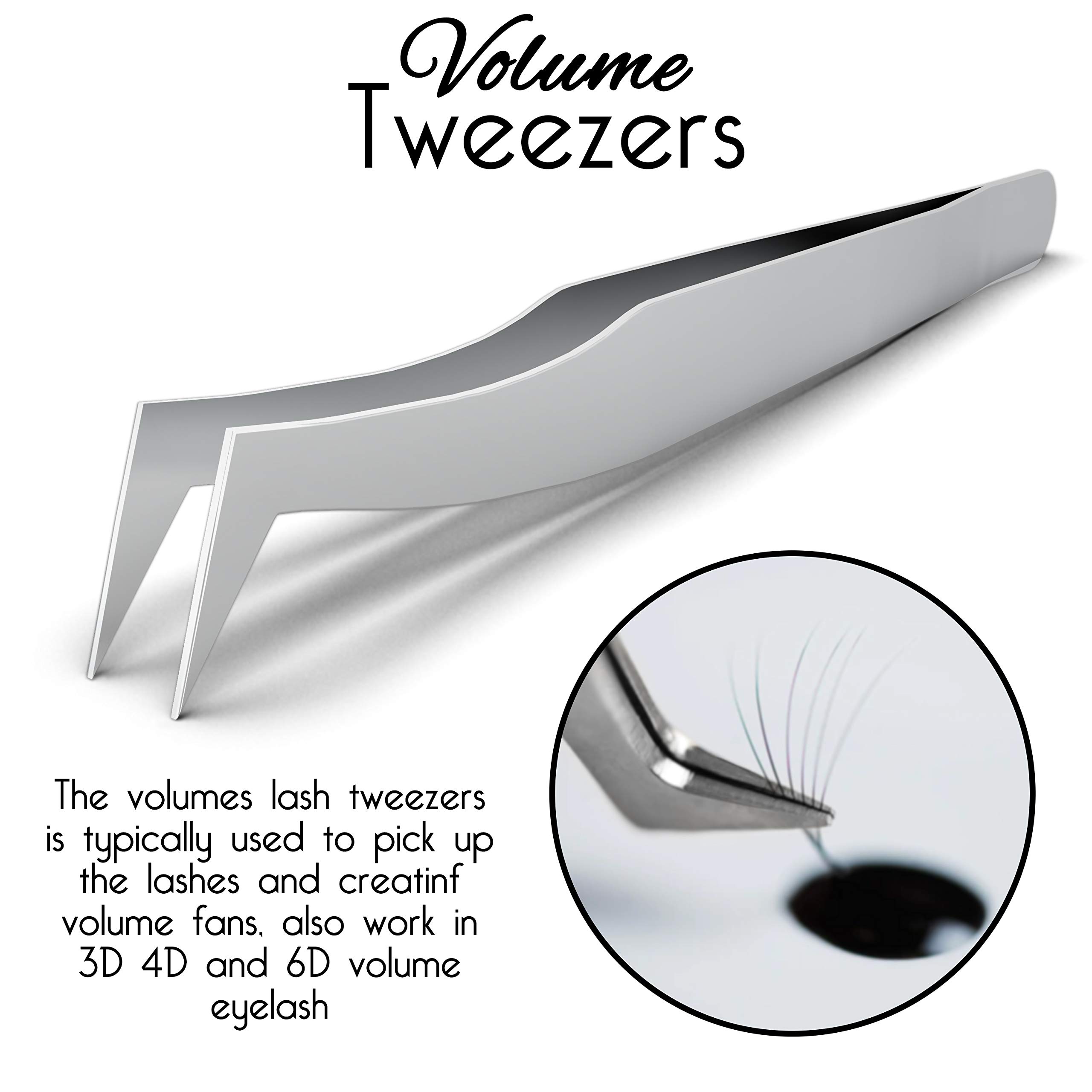 SIVOTE Professional Eyelash Extension Tweezers - Volume, Isolation & Classic Lash Tools for Salon & Home Use - Perfect for Lash Artists & DIY Beauty Enthusiasts