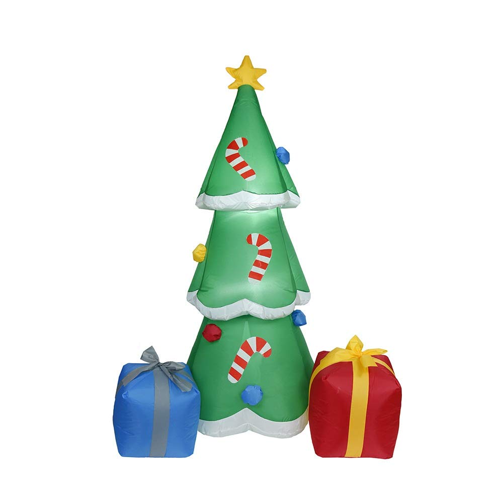 MUMUMI 1.8m Inflatable Christmas Tree Outdoor Decoration - Giant Xmas Party Decor for Garden, Entrance & Holiday Events | Perfect for Christmas Parties, Home Decor & Festive Celebrations