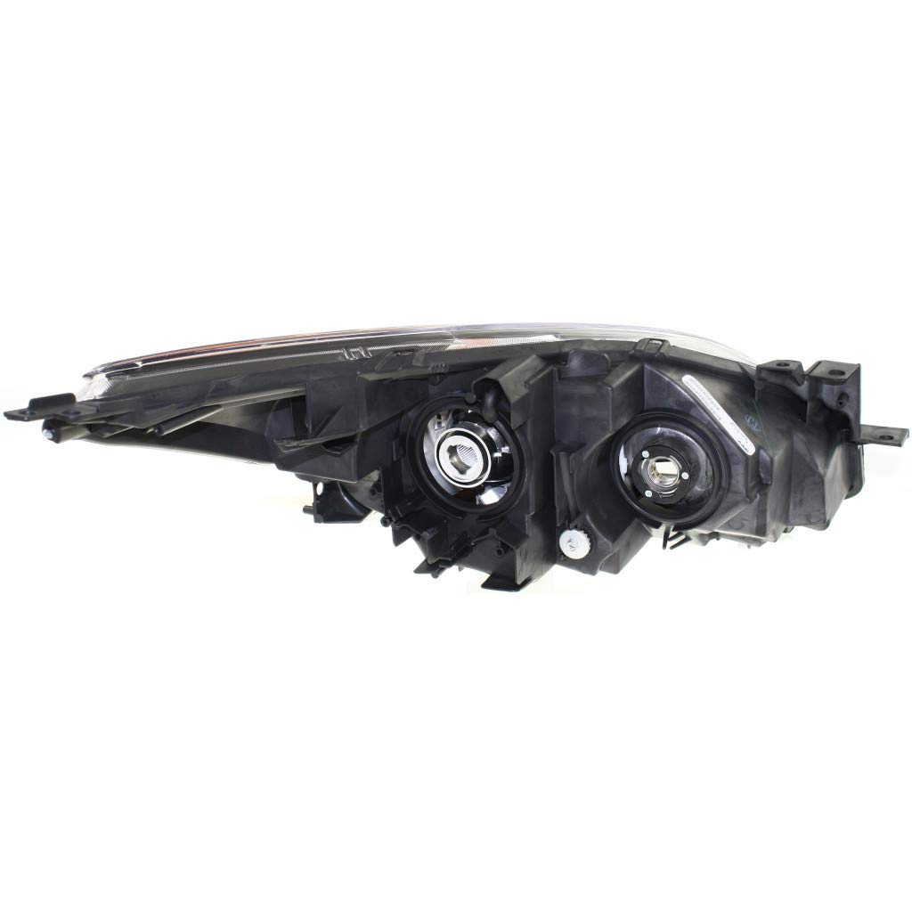 Mazda 3 Sedan/Hatchback Headlight Assembly 2010-2011 Left Driver Side - Replacement for MA2518130 & BBM4-51-0L0K - Perfect for Night Driving & Foggy Conditions