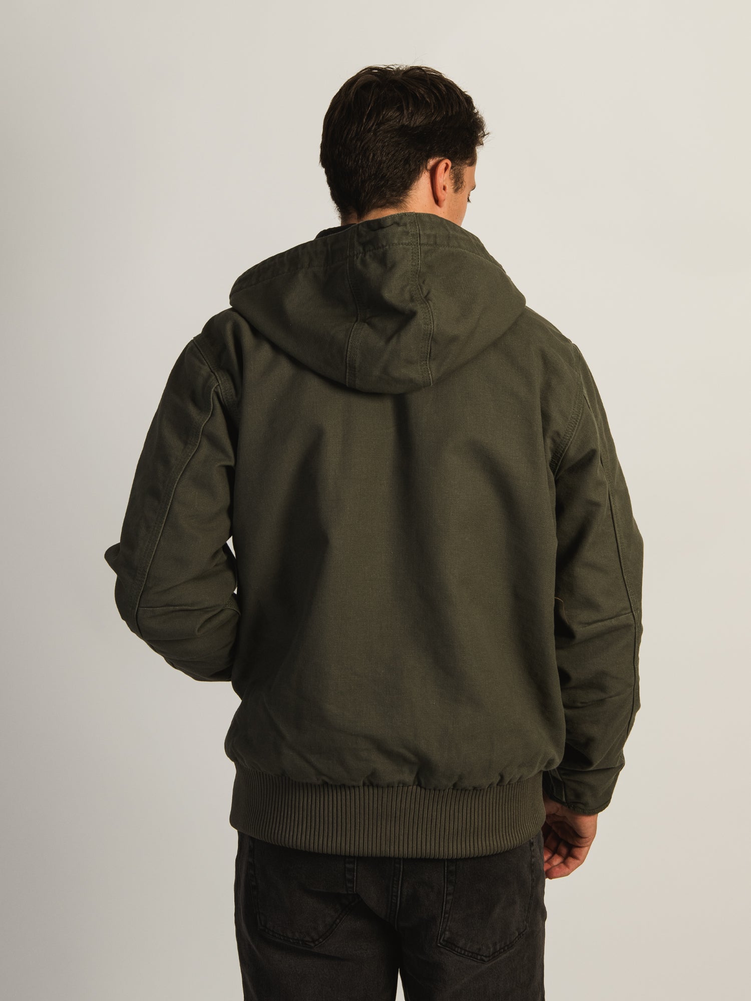 Carhartt Men's Washed Duck Insulated Jacket - Warm Workwear for Outdoor Construction & Winter Activities