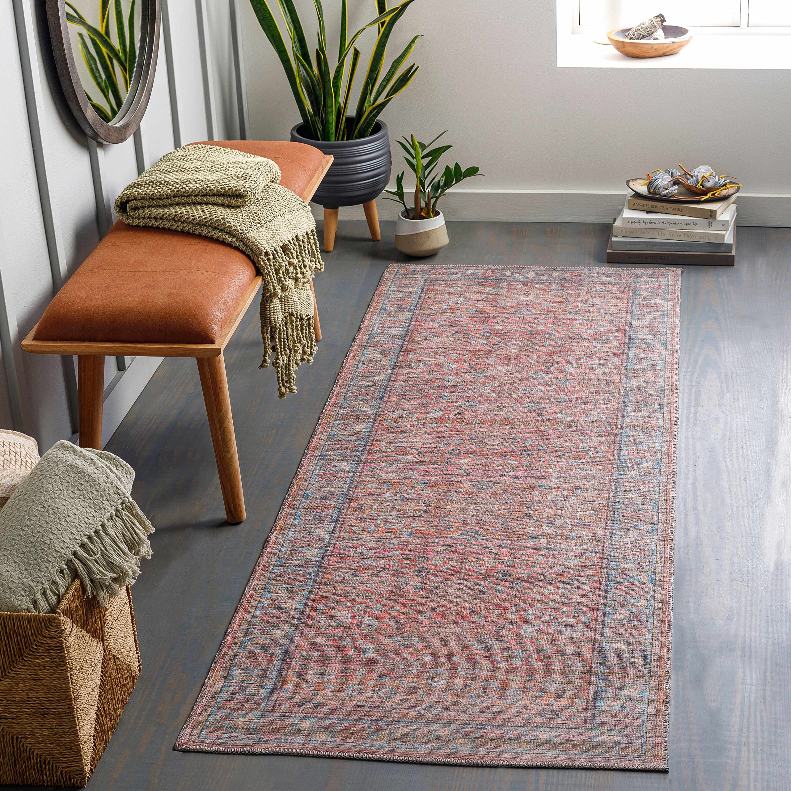 Hauteloom Dormont Washable Runner Rug for Hallway & Kitchen - 2'7