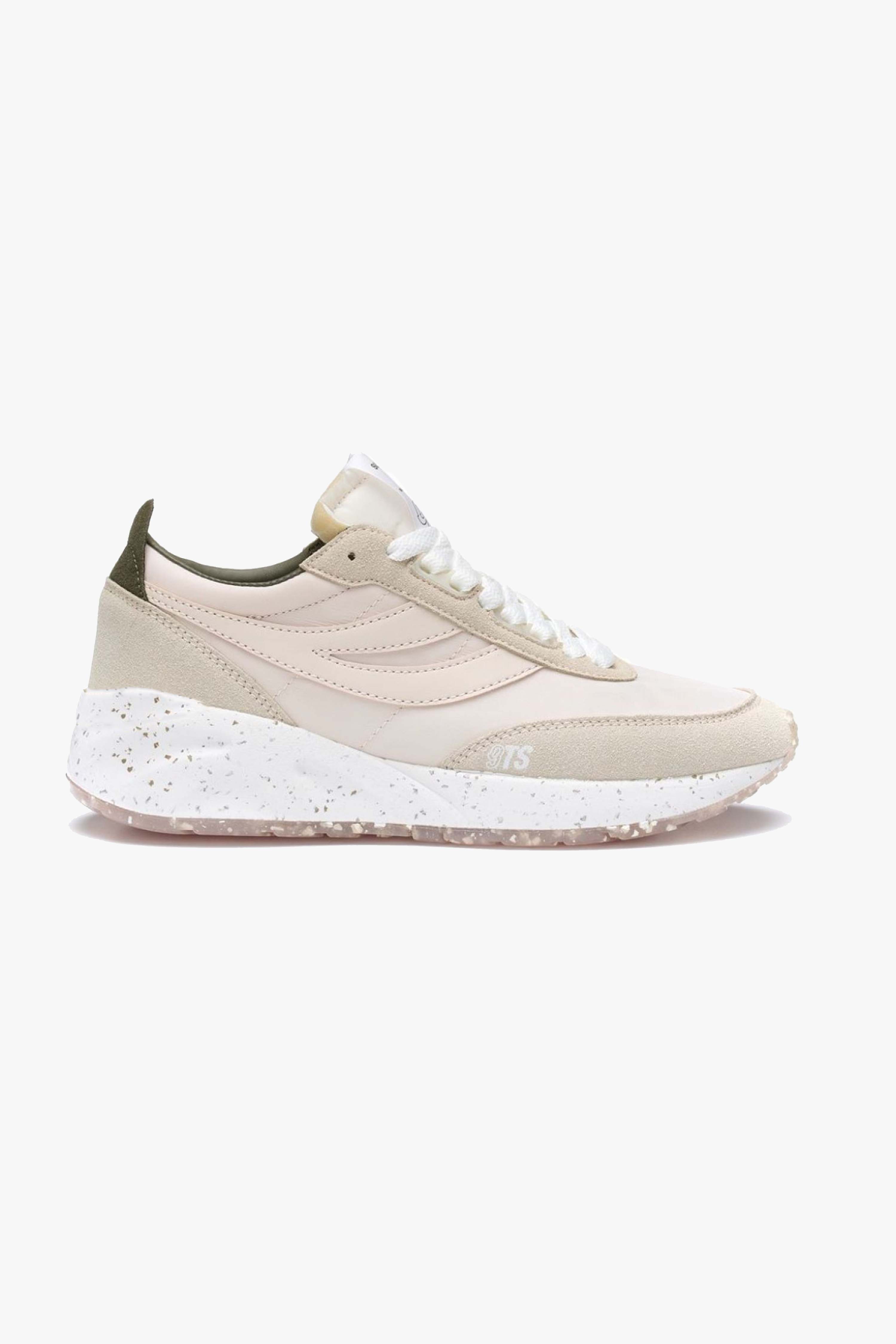 Pink 9TS Slim Vegan Leather Sneakers for Women - Comfortable & Stylish Vegan Shoes for Casual Wear, Work & Everyday Outfits