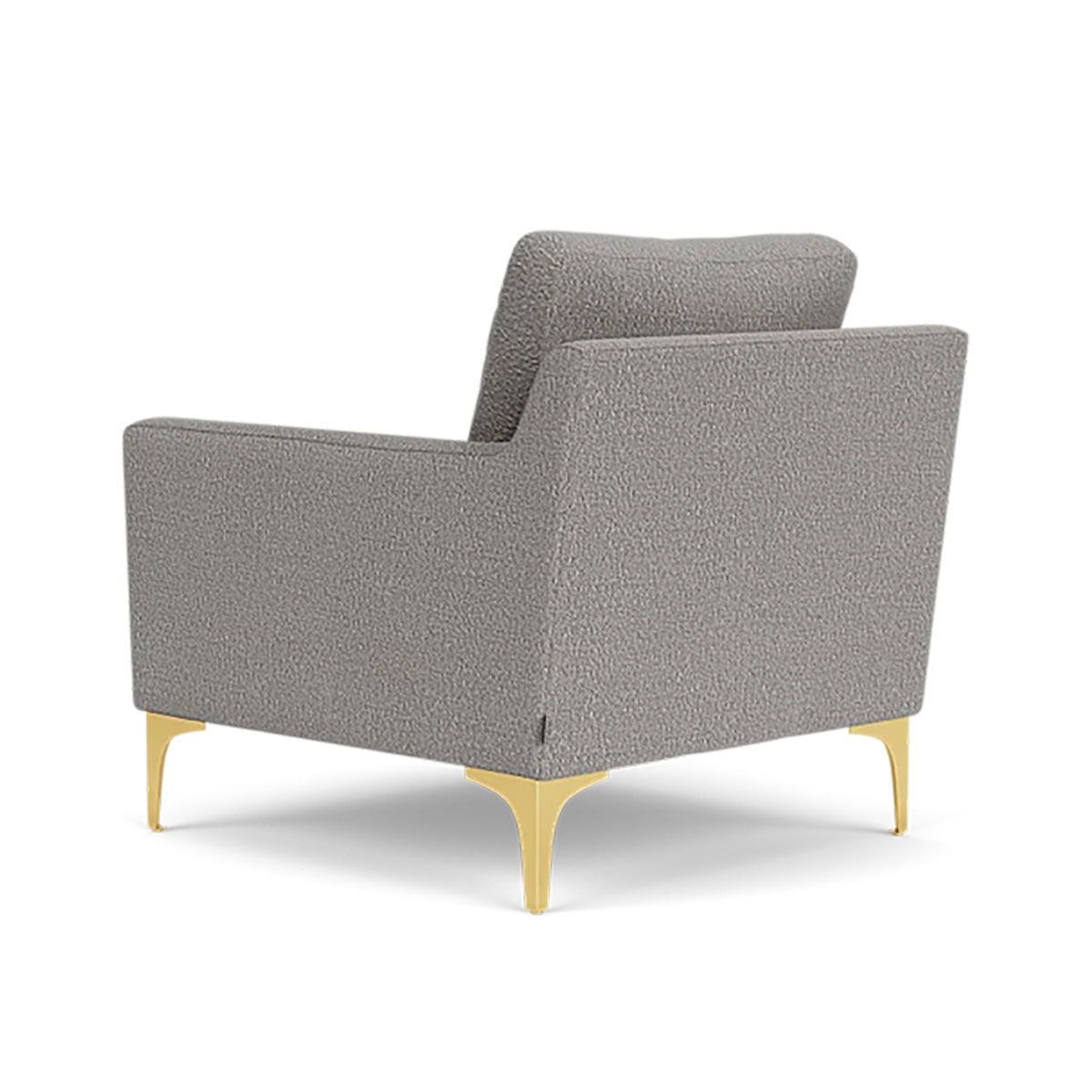 Astha Boucle Armchair - Modern Velvet Accent Chair for Living Room, Bedroom & Office - Soft Upholstered Lounge Chair with Solid Wood Legs - Stylish Home Decor for Cozy Reading Nook & Relaxation