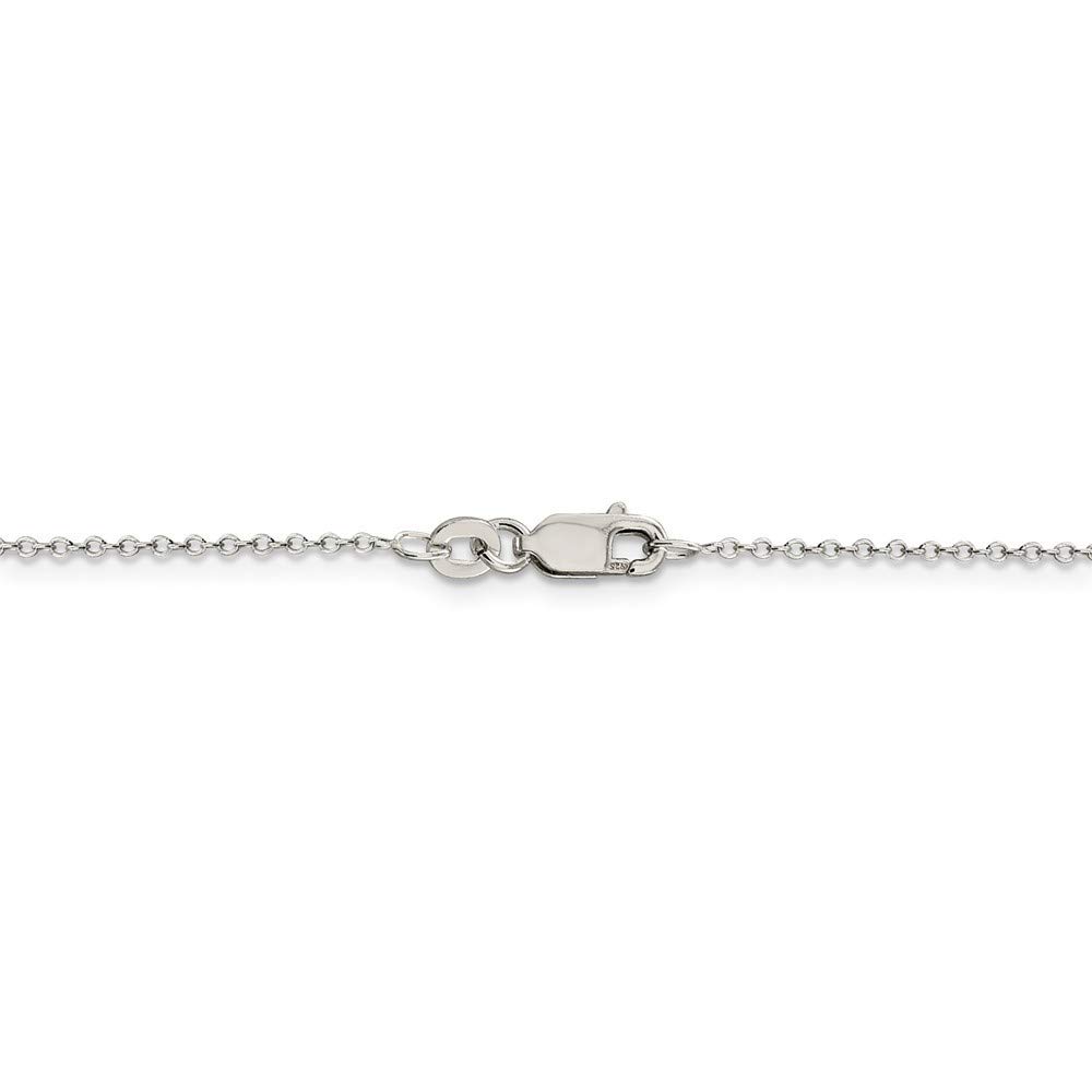 Roy Rose Jewelry 1mm Sterling Silver Cable Chain Necklace - Dainty & Elegant Jewelry for Women, Perfect for Layering, Everyday Wear & Gift Giving