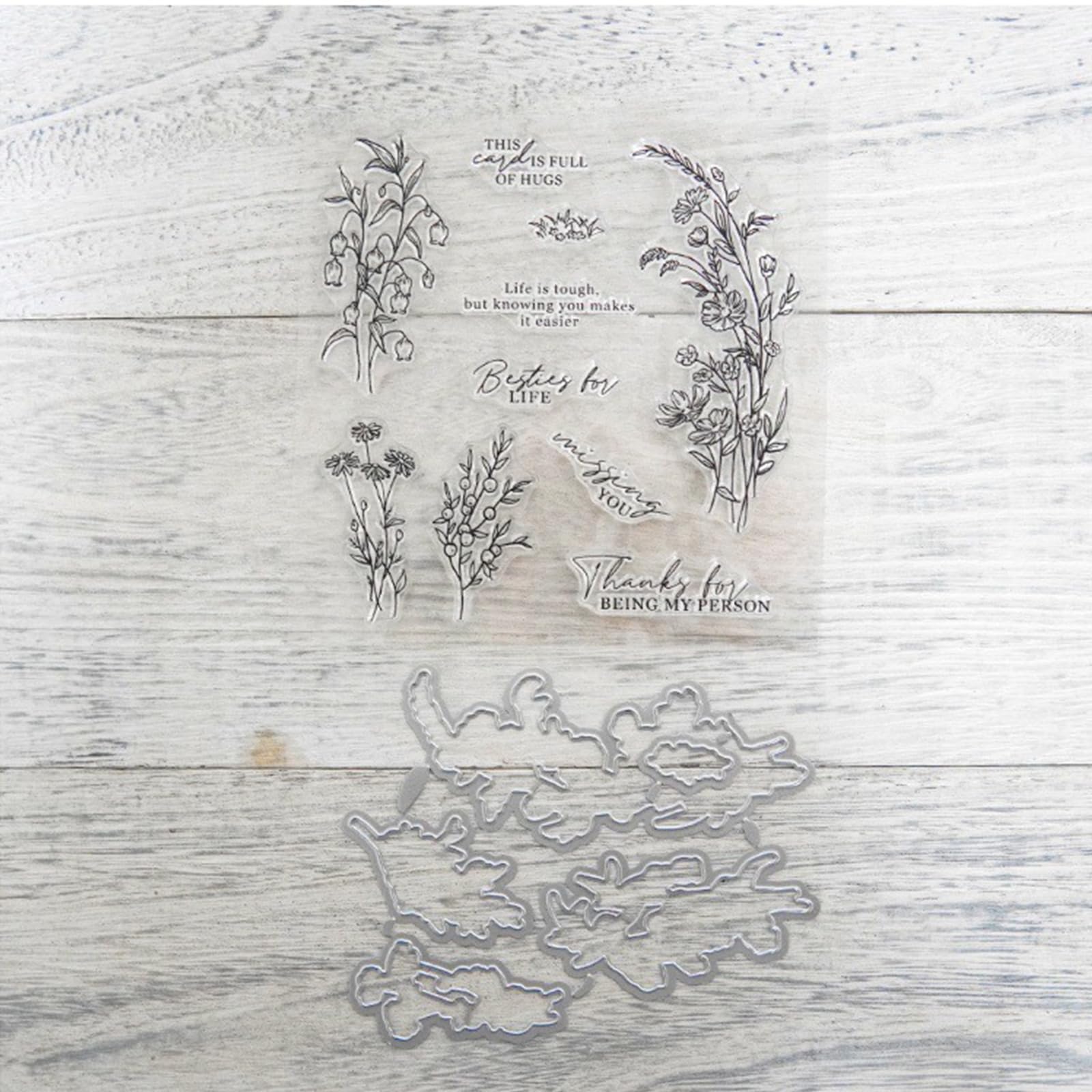 2024-2025 Metal Dies & Silicone Stamps Set for DIY Card Making - Perfect for Birthdays, Valentine's Day, Christmas, Thanksgiving - Crafting Supplies for Greeting Cards, Scrapbooking, and Paper Crafts