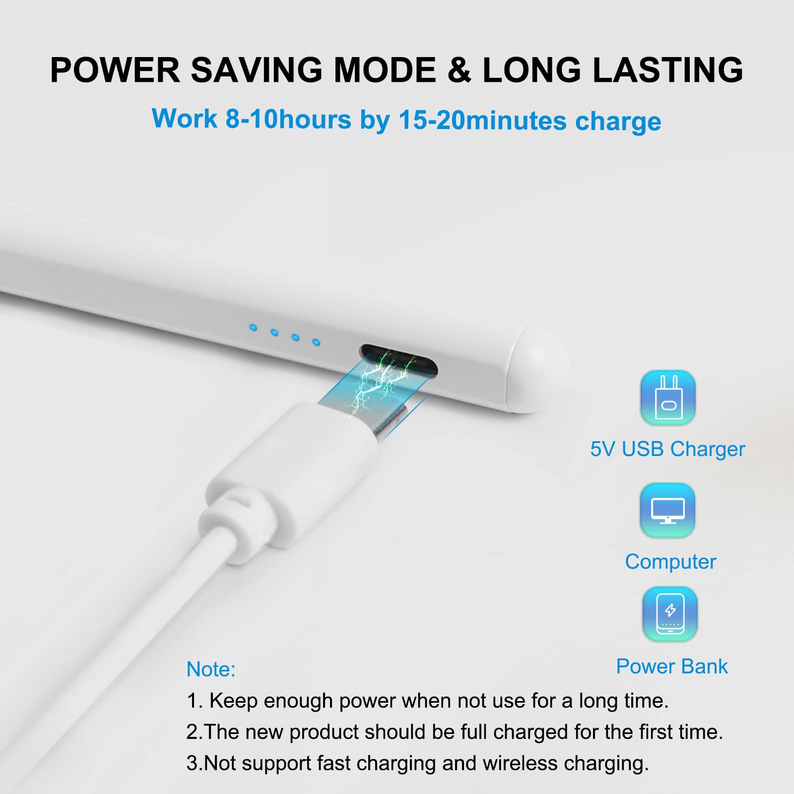 Premium Stylus Pen for iPad 9th & 10th Generation - Apple Pencil Alternative with Palm Rejection Technology, Compatible with 2018-2024 iPad Models (10/9/8/7 Gen, Pro 11/12.9, Air 5th Gen) - Cream White - Perfect for Digital Art, Note-Taking & Professional Design Work