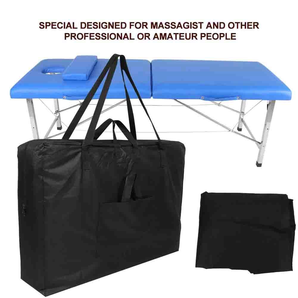 Professional Portable Massage Table Carry Case - Universal Shoulder Bag for Spa Tables & Massage Beds (Standard Black) | Perfect for Therapists, Home Use & Travel