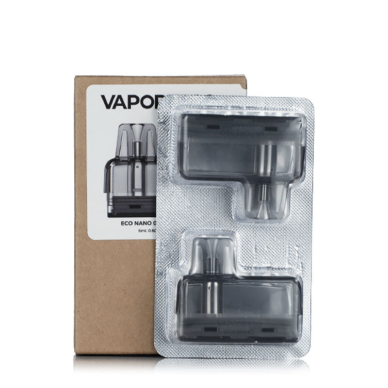 Vaporesso ECO Nano / ECO Nano 2 / ECO Nano Pro Replacement Pods - Compatible Pod Cartridges for Vaporesso Vape Devices - Perfect for On-the-Go Vaping and All-Day Use
