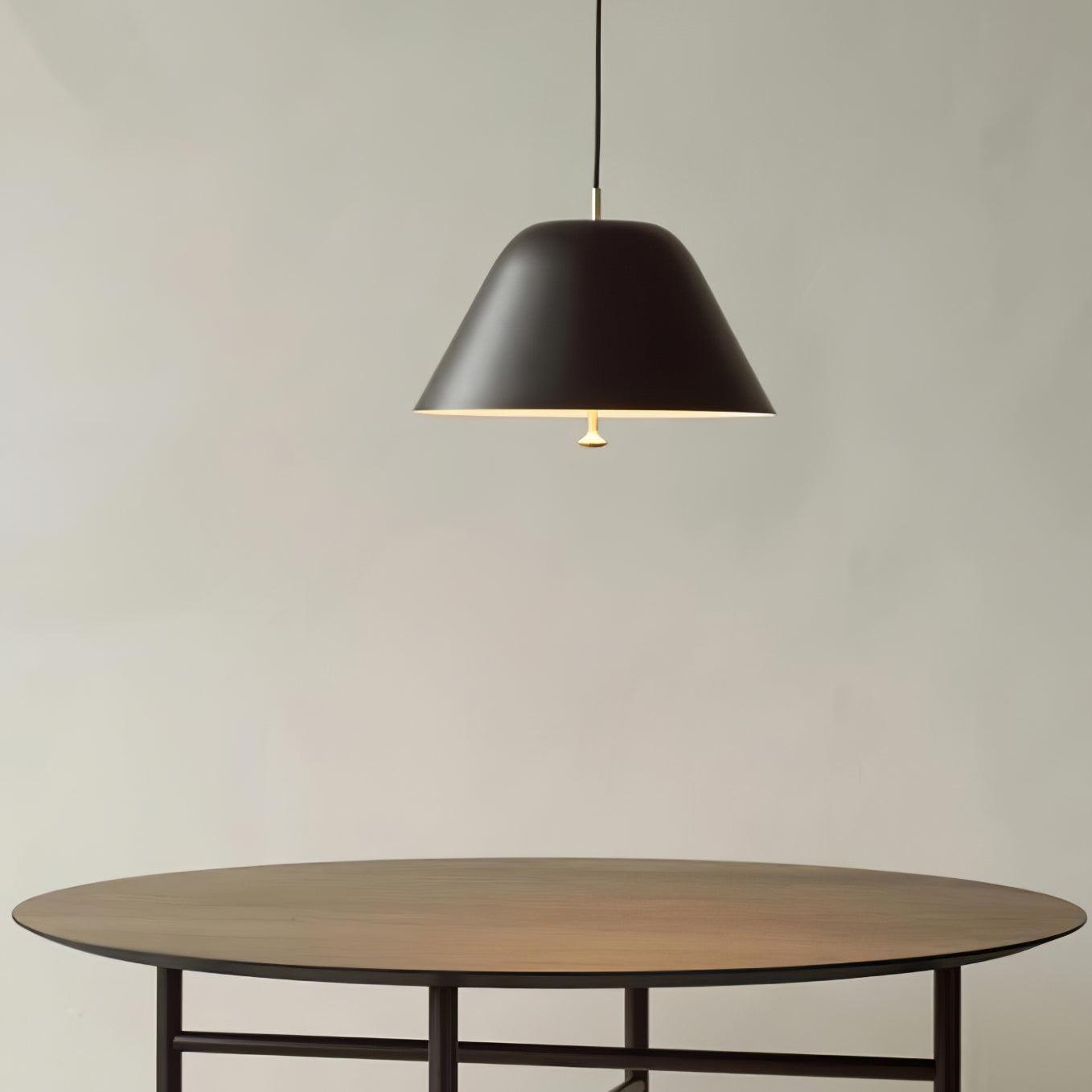 Minimalist Pendant Light - Modern Scandinavian Hanging Lamp for Dining Room, Kitchen Island & Bedroom Lighting