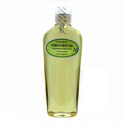Organic Cold Pressed Perilla Seed Oil - 8 Oz | Pure, Natural & Unrefined | Perfect for Cooking, Skincare & Aromatherapy