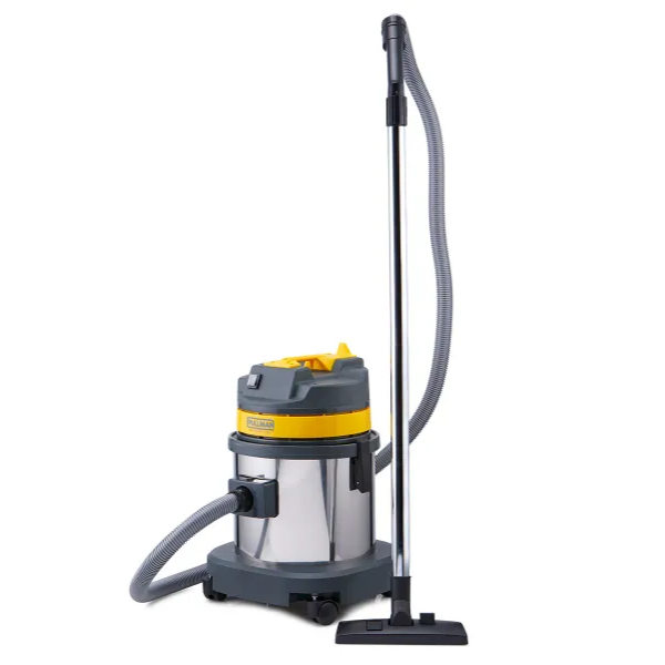 Pullman CB15 SS Wet and Dry Commercial Vacuum Cleaner - Heavy Duty Floor Cleaning for Restaurants, Hotels & Industrial Use