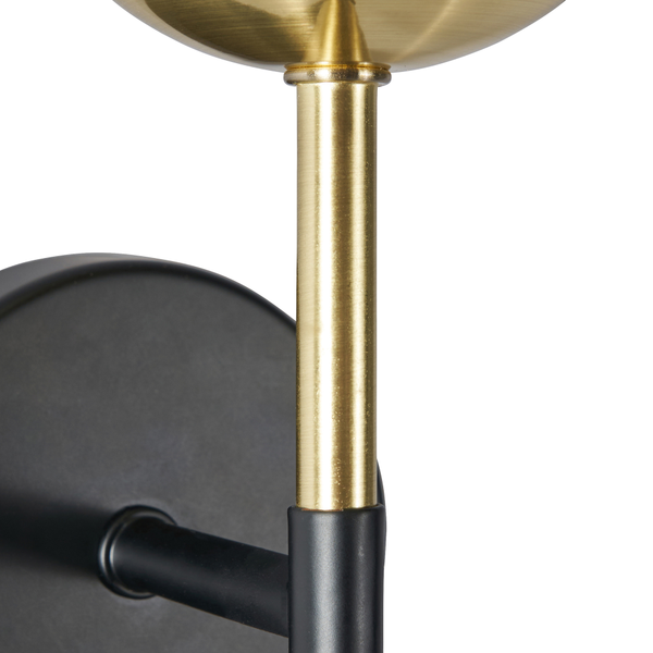 Arles 1LT G9 Bathroom Wall Light IP44 Satin Brass - Waterproof LED Vanity Light for Bathroom, Powder Room & Spa - Perfect for Modern Home Decor and Relaxing Ambience