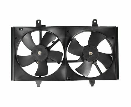New Dual Radiator Cooling Fan with Motor - Compatible with 2002-2006 Nissan Altima 2.5L - Perfect for Engine Overheating Prevention & Summer Driving