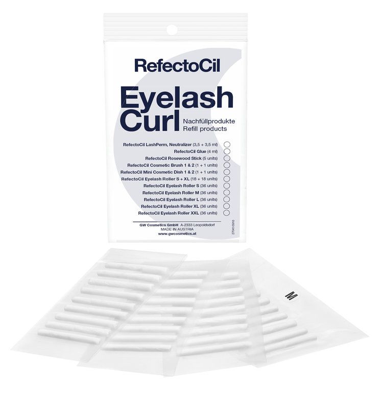 RefectoCil Eyelash Curler Refill Roller - M Size Replacement Pad for Perfect Lash Curling | Professional Makeup Tool for Salon & Home Use