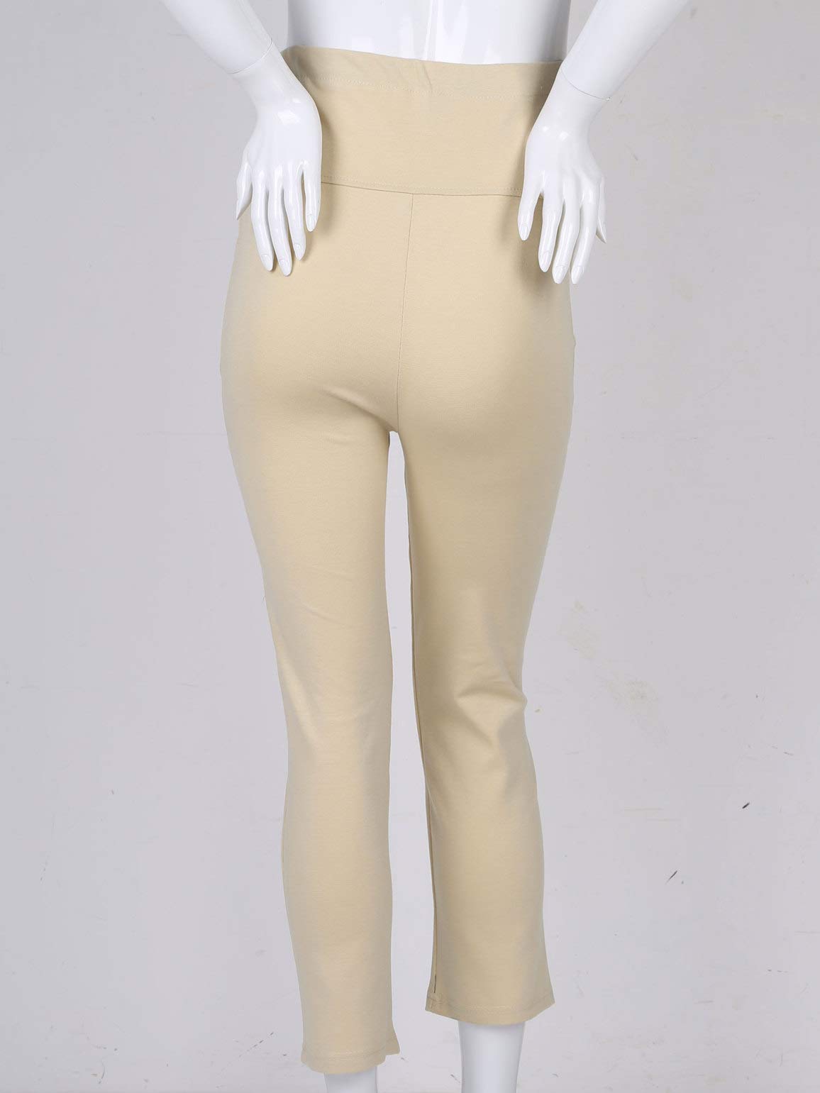 **Maternity Pants for Women - High Waist Wide Leg Trousers, Adjustable Pregnancy Leggings - Comfortable Casual Wear for Work, Travel & Everyday Use**