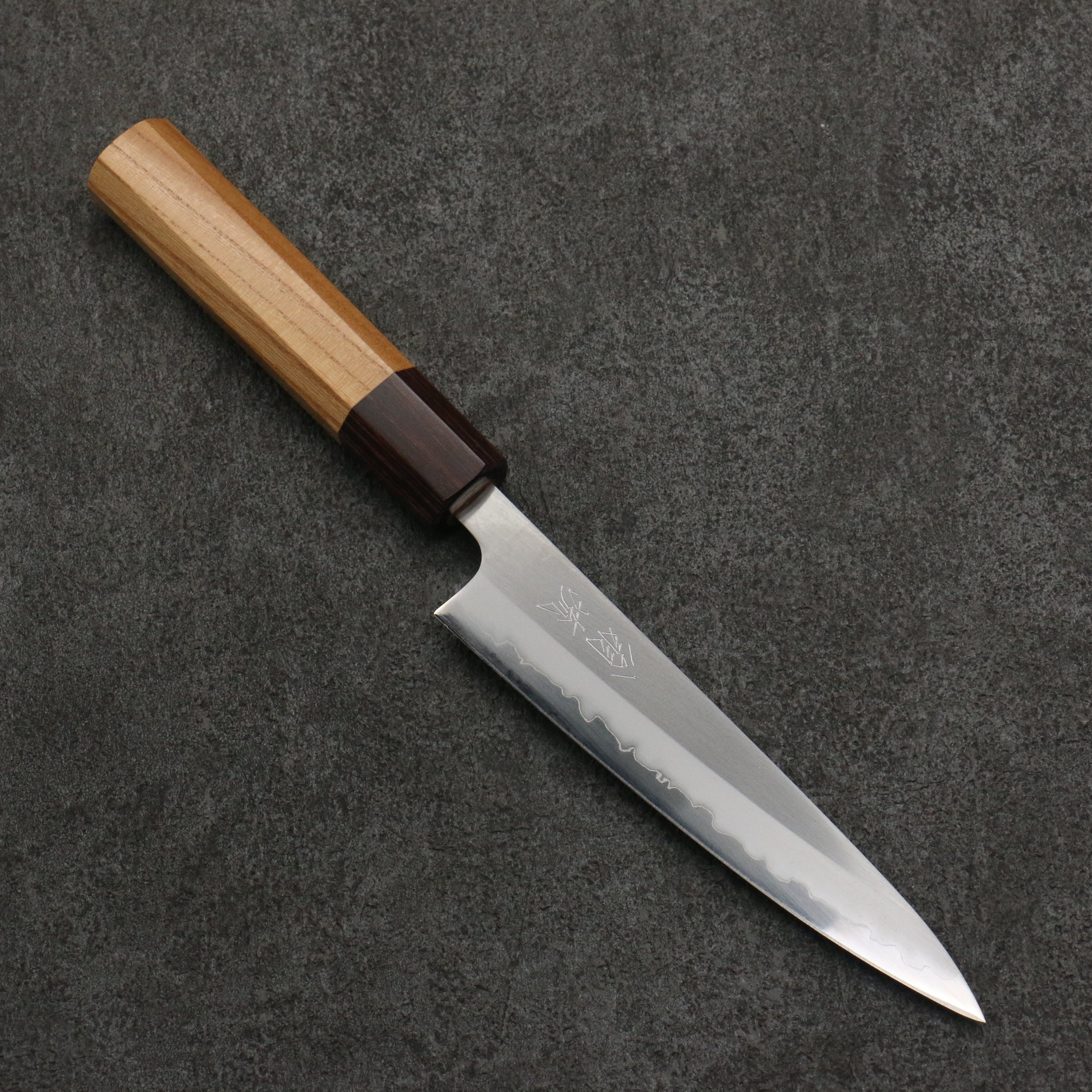 Premium OUL White Steel No.1 Petty Utility Knife 135mm with Japanese Elm Handle - Perfect for Slicing, Dicing & Precision Kitchen Tasks