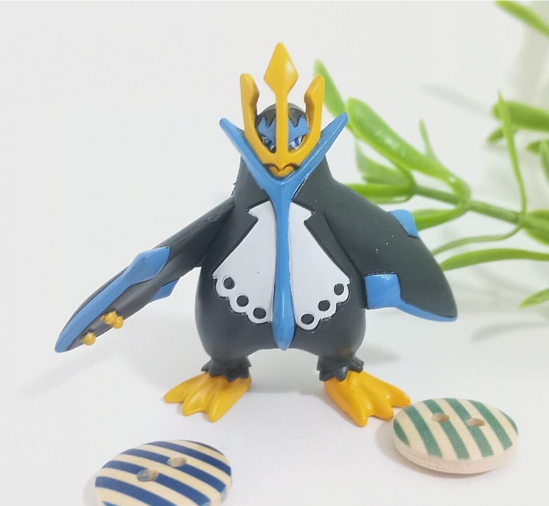 Moncolle Monster Collection Empoleon Action Figure - Premium Collectible Toy for Kids & Adults, Perfect for Display, Gifts, and Anime Fans